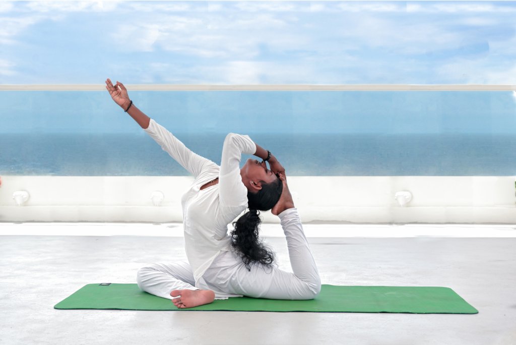 yoga sea view